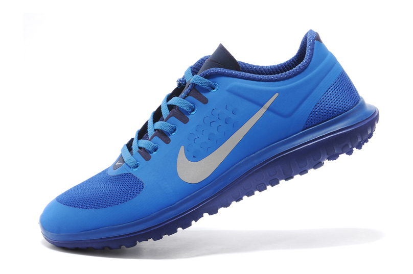 Nike FS Lite running sans chaussures gris bleu fonce (1)
